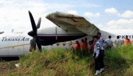 Lagi-lagi Kecelakaan Pesawat Kembali Terjadi, Pesawat Kargo Trigana Air Tergelincir di Bandara Halim Perdana Kusuma Jakarta