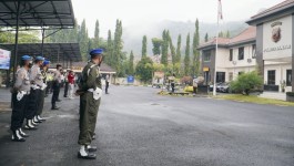 Polres Banjar Gelar Apel Pasukan Ops Keselamatan Lodaya Tahun 2021