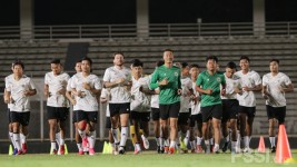 Timnas Indonesia Berlatih Perdana Tanpa Didampingi Pelatih Shin Tae-yong