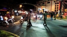 Jalani Intruksi Gubernur Jabar, Petugas Gabungan Tutup Total Objek Wisata Pangandaran