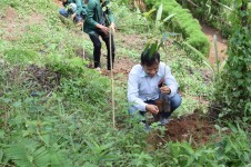 Pengelola Objek Wisata Susukan Jero Hills Tanam Ratusan Pohon Dalam Rangka Memperingati Anniversary Ke-1