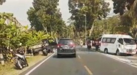 Ambulans Milik RSUD Pandega Pangandaran Terlibat Kecelakaan di Jalan Raya Tunggilis, Beginilah Kronologisnya