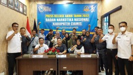Sepanjang 2022, BNN Kabupaten Ciamis Bangun Program Sinergi lintas Sektoral