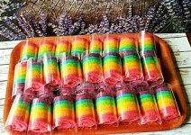 Resep Rainbow Cake Gulung
