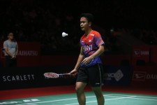 Daihatsu Indonesia Masters 2023: Langkah Ginting Terhenti di Babak 16 Besar 