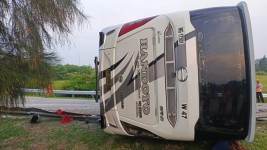 Polda dan Dishub Jabar Lakukan Olah TKP Kecelakaan Bus Handoyo yang Akibatkan 12 Meninggal