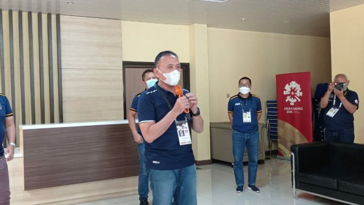 Ketua Umum PSSI Mochamad Iriawan Mengecek Protokol Kesehatan Piala Menpora 2021