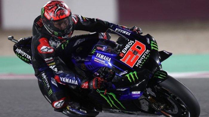 MotoGP 2021, Fabio Quartararo Sukses Finis di Urutan Pertama di Sirkuit Losail Qatar
