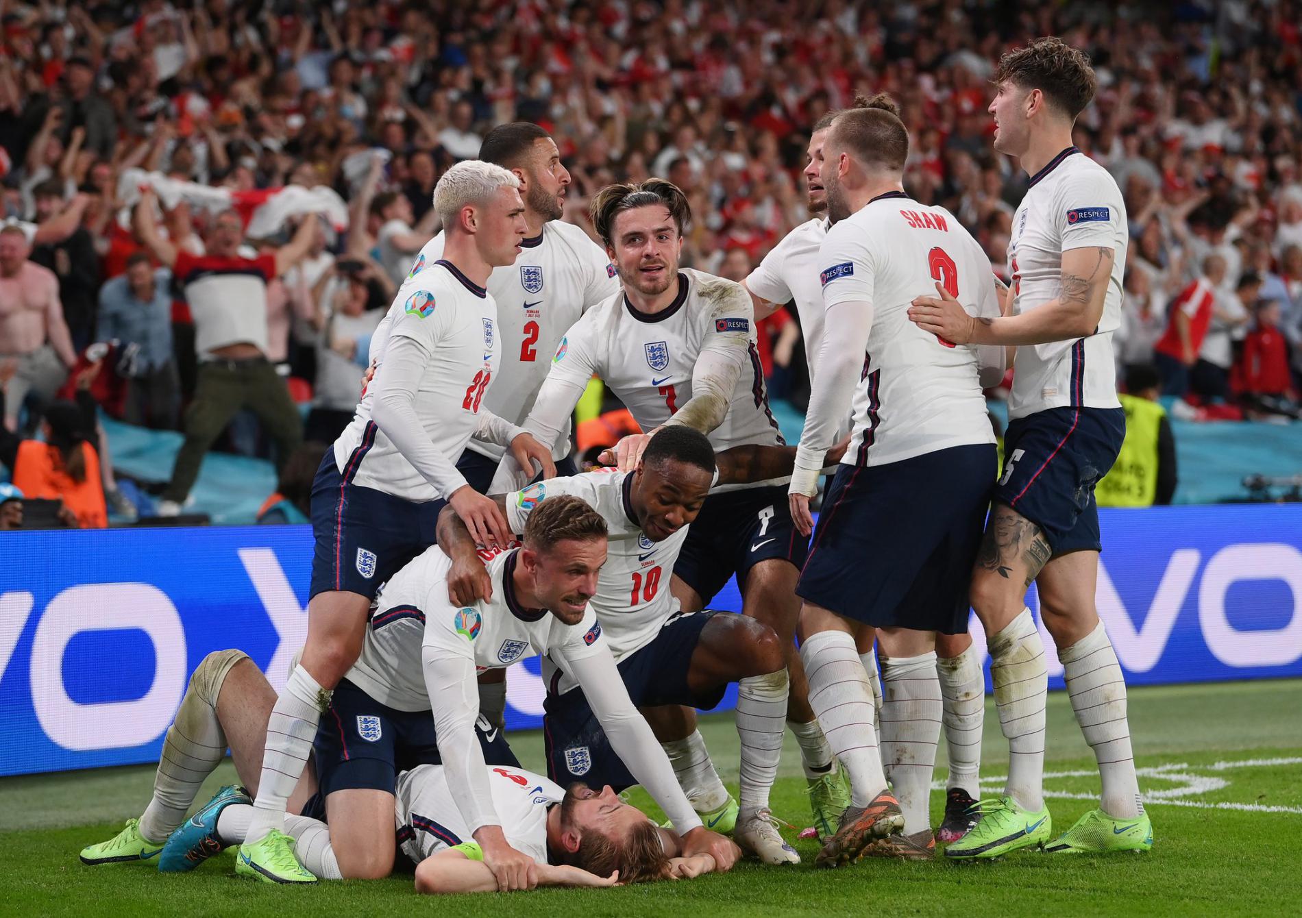 Taklukan Denmark Inggris Sukses Masuk Final Euro 2020, dengan Gol dari Harry Kane