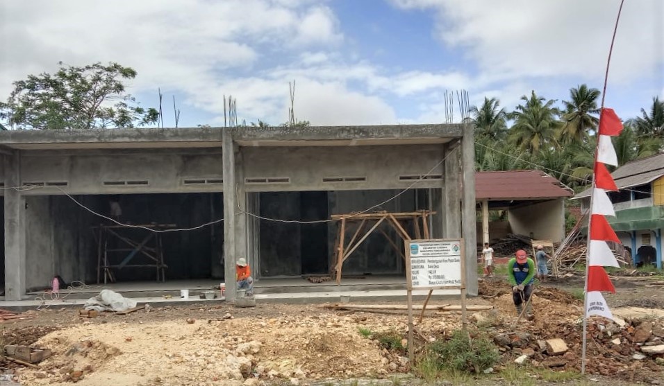 Pjs Kades Cimerak Targetkan Pembangunan Kios Pasar Desa Rampung Bulan Ini
