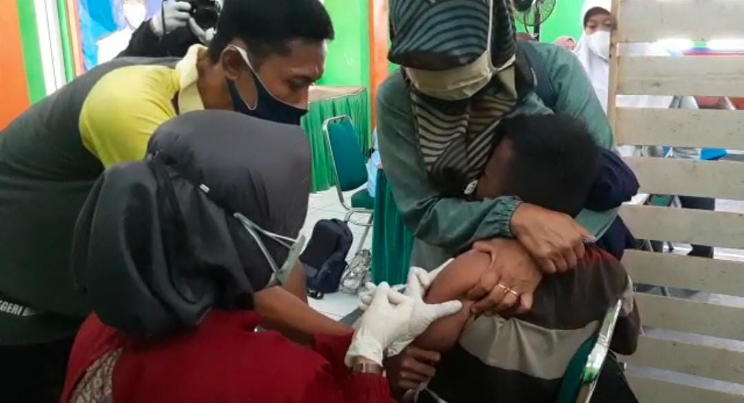 Siswa Disabilitas di Kota Banjar Jalani Vaksinasi Dosis Kedua