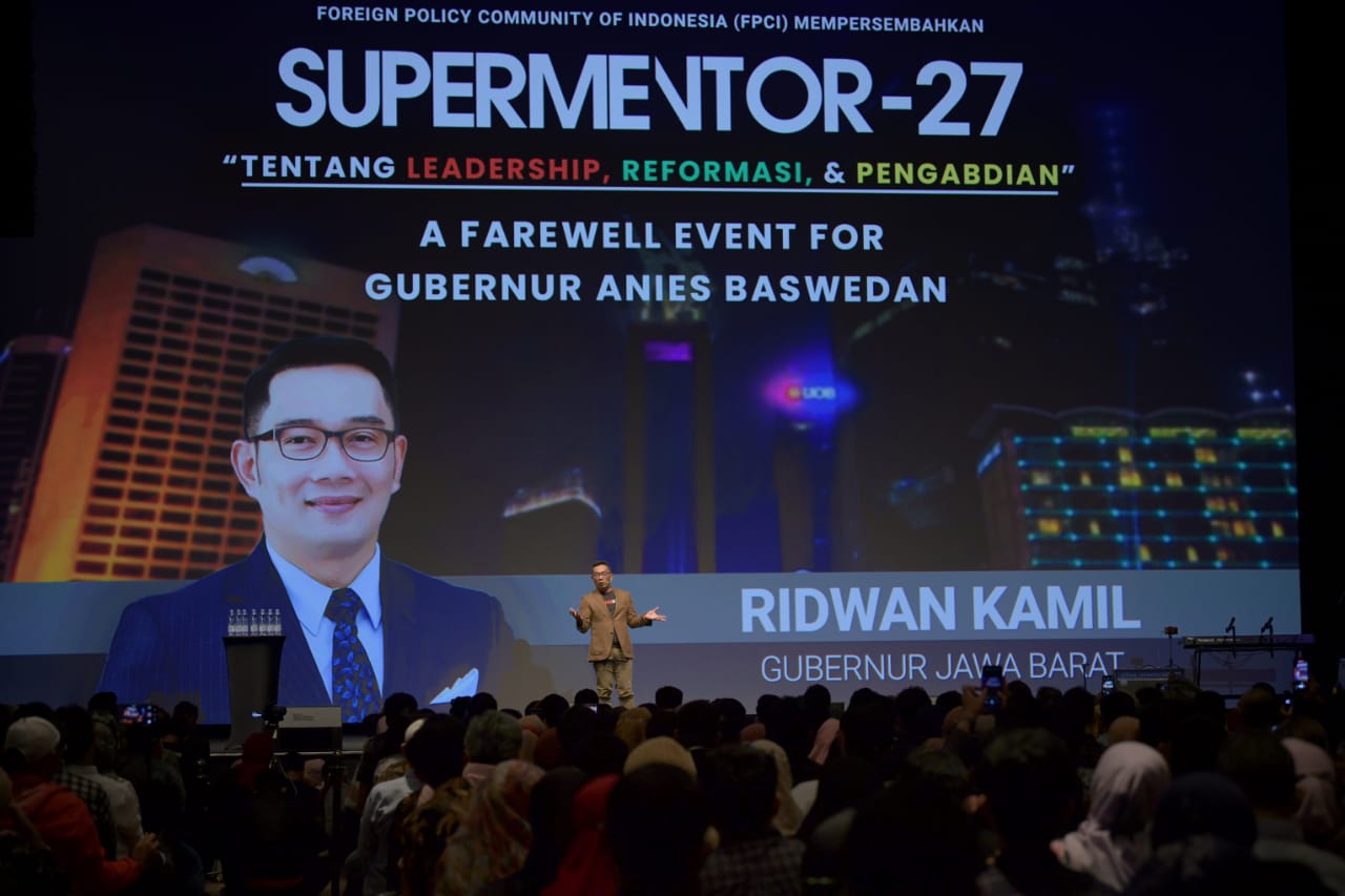 Pesan Ridwan Kamil dalam Supermentor: Jadilah Pemimpin Solutif Warganya