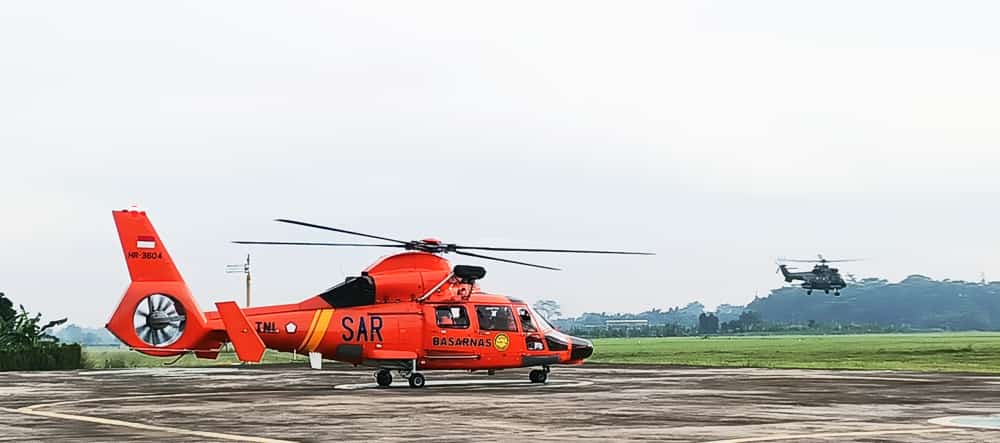 Basarnas Kerahkan Helikopter ke Cianjur