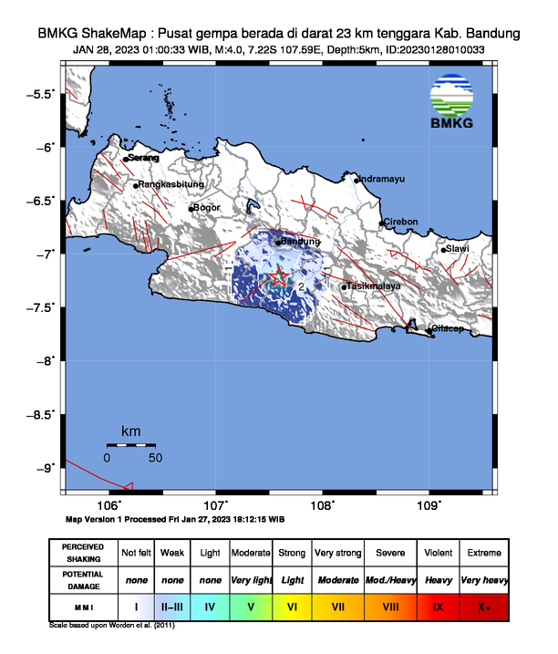Kabupaten Bandung Diguncang Gempa Bumi Dini Hari Tadi