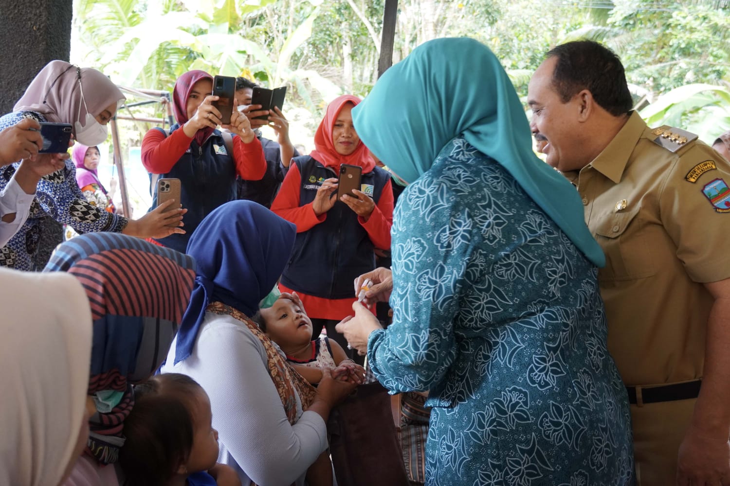 Bupati Pangandaran Pantau Pelaksanaan Vaksin Polio 