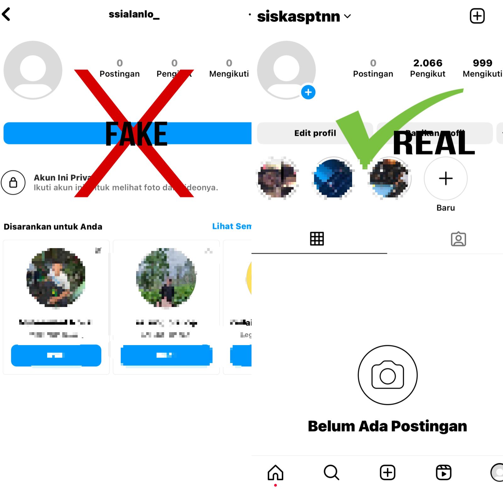 Cara Mudah Mengetahui Pemilik Akun Fake Instagram 