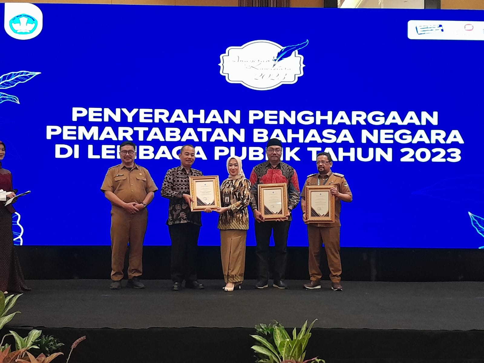 2 Tahun Berturut-turut DSKISP Pangandaran Raih Penghargaan Dari Balai Bahasa Jawa Barat 