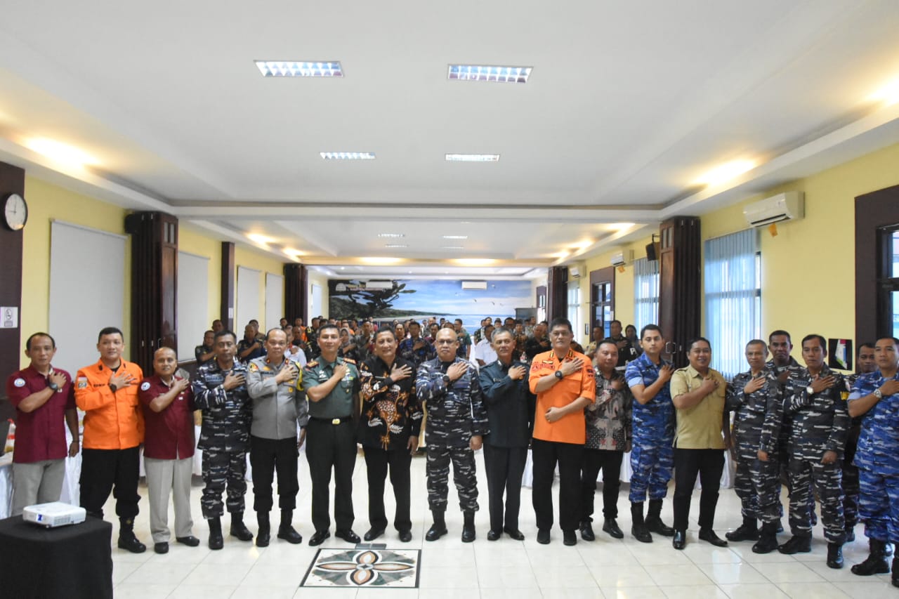 Wakil Bupati Pangandaran Hadiri Komsos Maritim Dalam Mendukung Wilayah Pertahanan Laut 